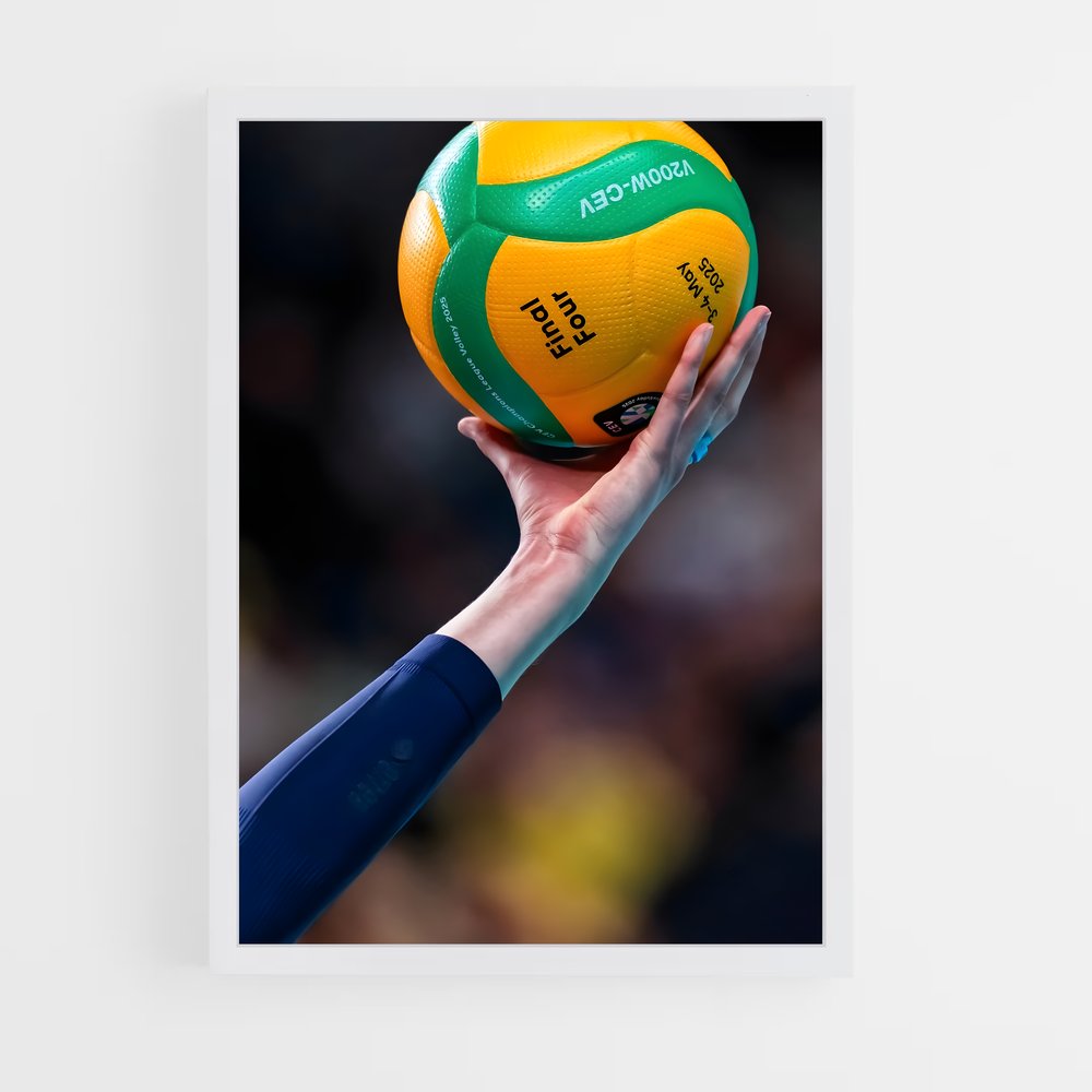 Poster Volley Passion – affiche Volleyball (vue 3)